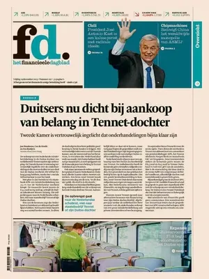 "Het Financieele Dagblad (FD)" Front Page