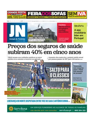 "Jornal de Notícias" Front Page