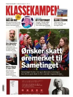 "Klassekampen" Front Page