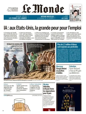 "Le Monde" Front Page