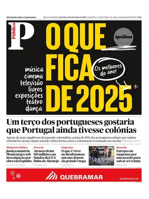 "Público" Front Page