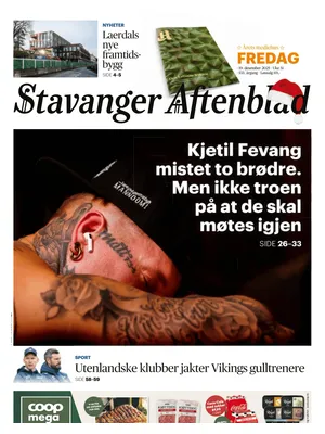 "Stavanger Aftenblad" Front Page