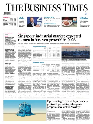 "The Business Times (Singapore)" Front Page