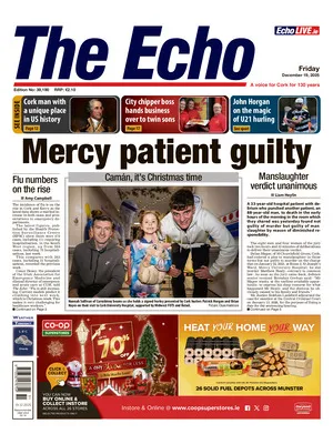 "The Echo (Cork)" Front Page
