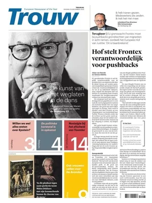 "Trouw" Front Page