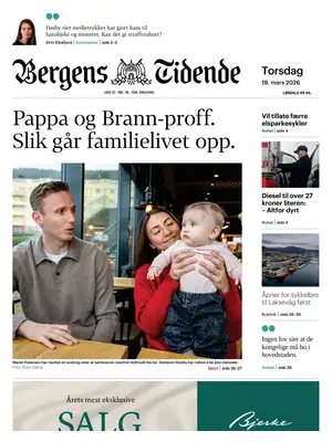 "Bergens Tidende" Front Page