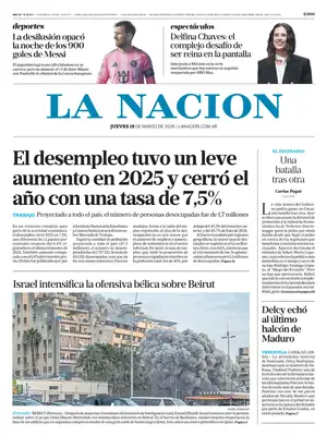 "La Nación" Front Page