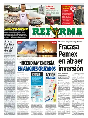 "Reforma" Front Page