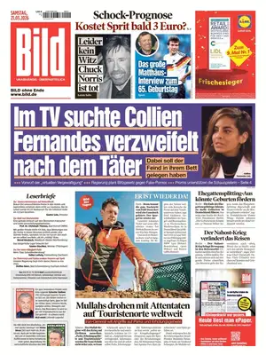 "Bild" Front Page