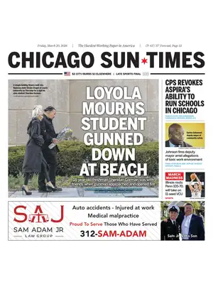 "Chicago Sun-Times" Front Page