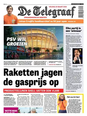 "De Telegraaf" Front Page