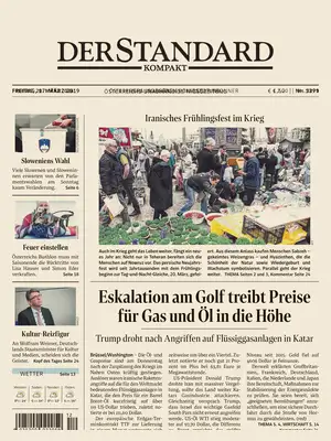 "Der Standard" Front Page