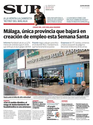 "Diario SUR" Front Page