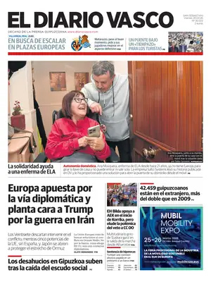 "El Diario Vasco" Front Page