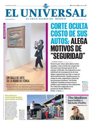 "El Universal (Mexico)" Front Page