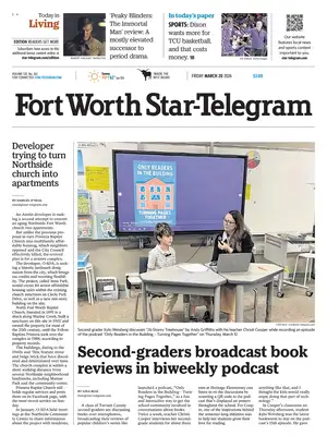 "Fort Worth Star-Telegram" Front Page