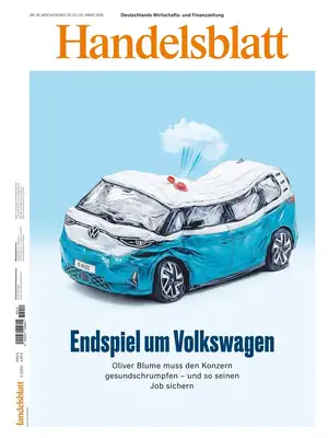 "Handelsblatt" Front Page