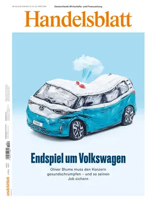 "Handelsblatt" Front Page