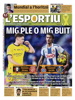 "L'Esportiu" Front Page