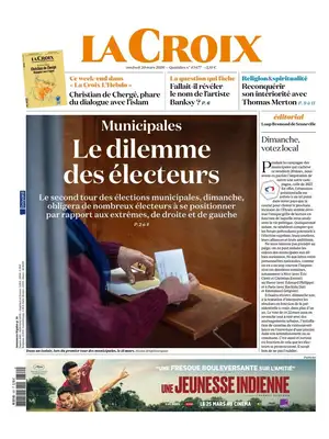 "La Croix" Front Page