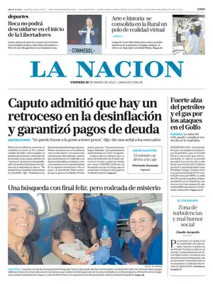 "La Nación" Front Page