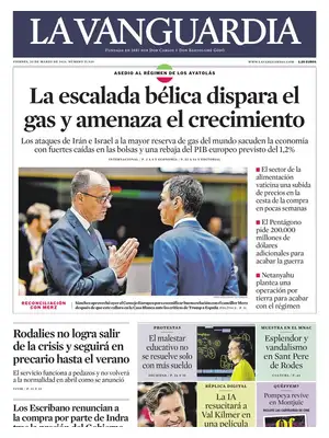 "La Vanguardia" Front Page