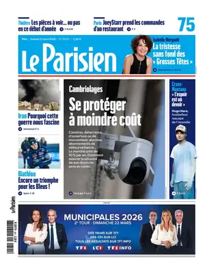 "Le Parisien" Front Page