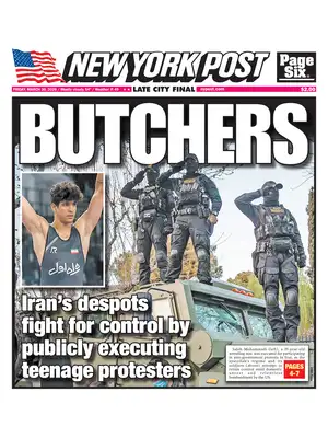 "New York Post" Front Page