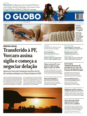 "O Globo" Front Page