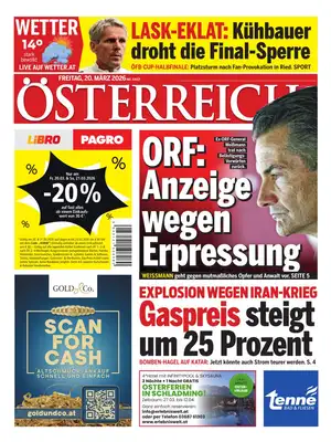"Österreich" Front Page