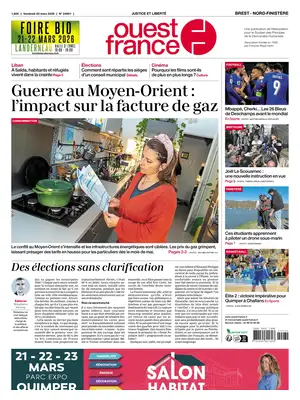 "Ouest France" Front Page