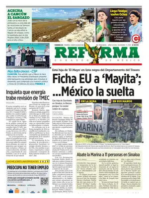 "Reforma" Front Page