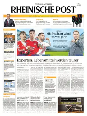 "Rheinische Post" Front Page