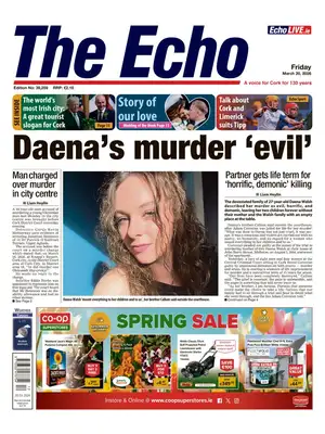 "The Echo | Cork" Front Page