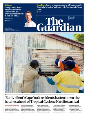 "The Guardian Australia" Front Page