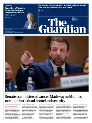 "The Guardian US" Front Page