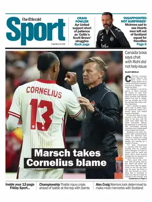 "The Herald SPORT | Scotland" Front Page