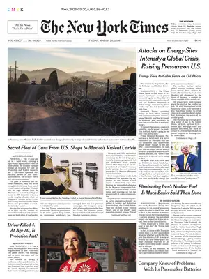 "The New York Times" Front Page