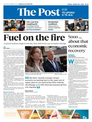 "The Post | NZ" Front Page
