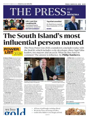 "The Press | NZ" Front Page