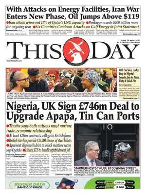 "ThisDay" Front Page