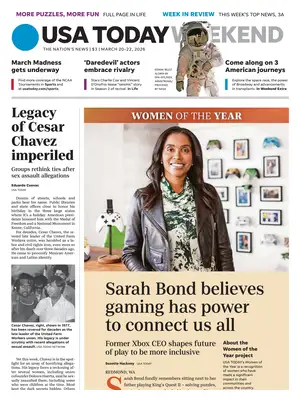 "USA Today" Front Page