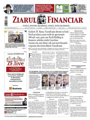 "Ziarul Financiar" Front Page