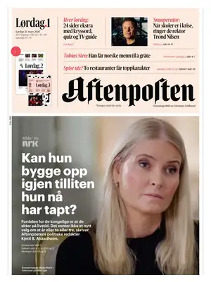 "Aftenposten" Front Page