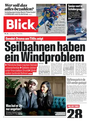 "Blick" Front Page