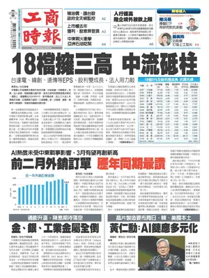 "Commercial Times" Front Page