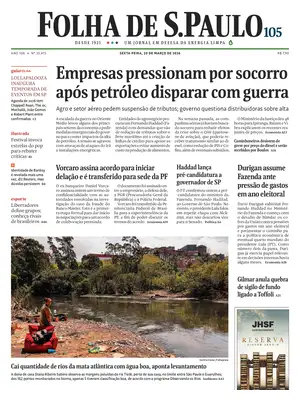 "Folha de S.Paulo" Front Page