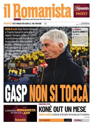 "Il Romanista" Front Page