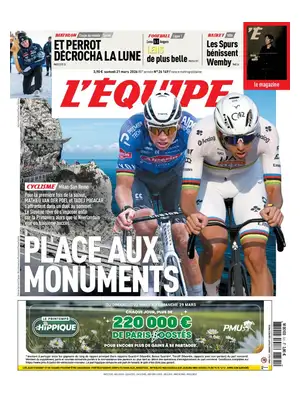"L'Equipe" Front Page