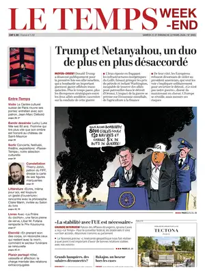 "Le Temps" Front Page